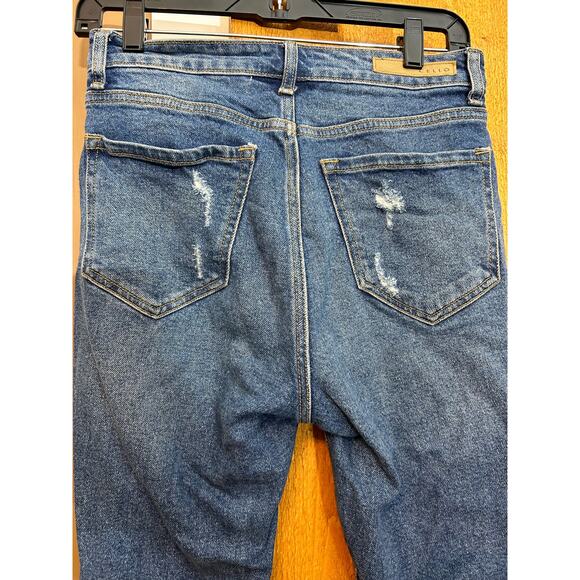 Women's Junior Size 3 Cello Distressed GUC Busted Knee Skinny - Picture 3 of 8